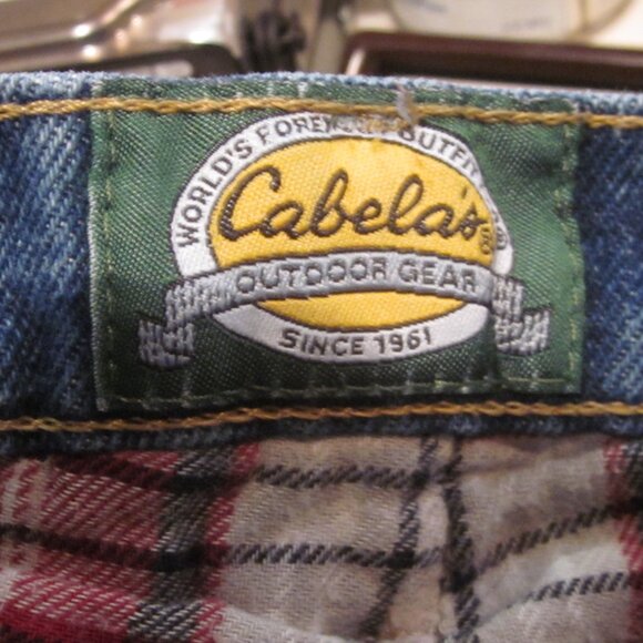 Cabela's Flannel Lined Men Jeans  42x32 - Picture 7 of 9